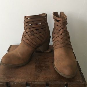 Tan Ankle Booties