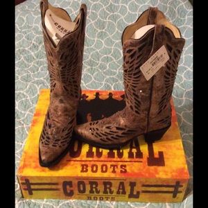 Coral Cowboy boots