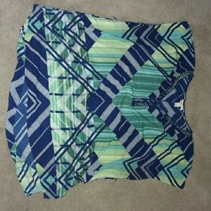 Ava & viv multi print blouse