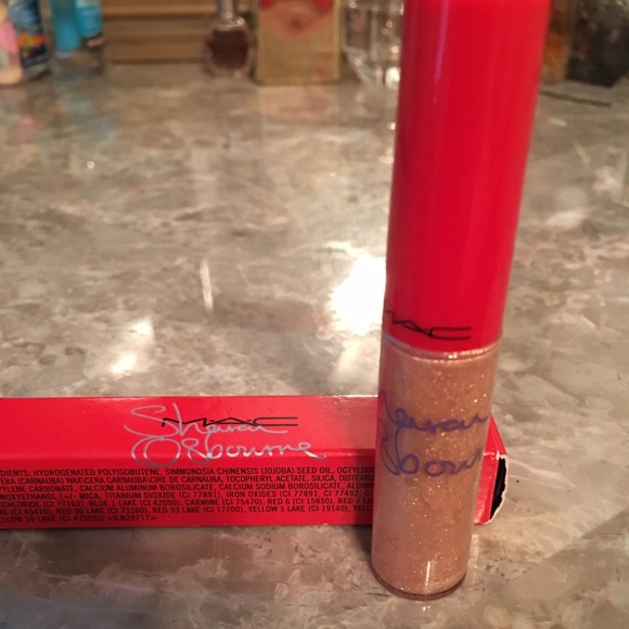 MAC lipglass lmtd life Sharon Osborne collection