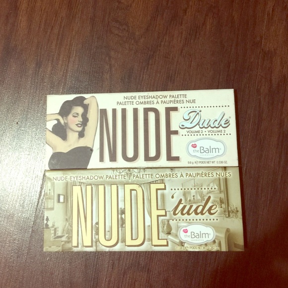 The Balm Cosmetics Nude tude and Nude Dude