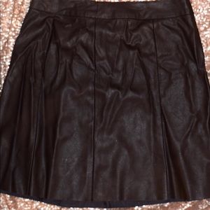 Leather Pencil Skirt
