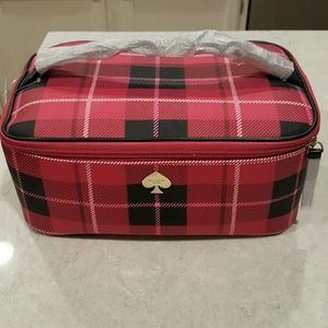 Kate Spade NWT Cobblestone Park 2 pc Cosmetic Bag