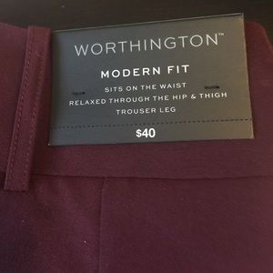 Worthington dress pants. Relaxed fit.