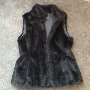Faux fur vest - Banana Republic S