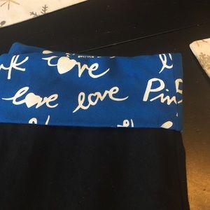 Pink capris. 87% cotton/13% spandex.  Great cond.