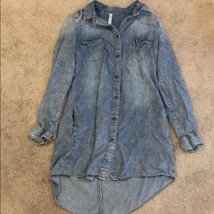 NWOT faux denim dress!