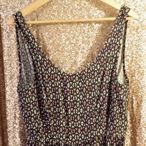 Tank Top Deep-V Back Romper