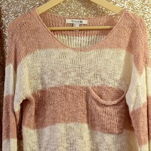 Striped Knit Sweater
