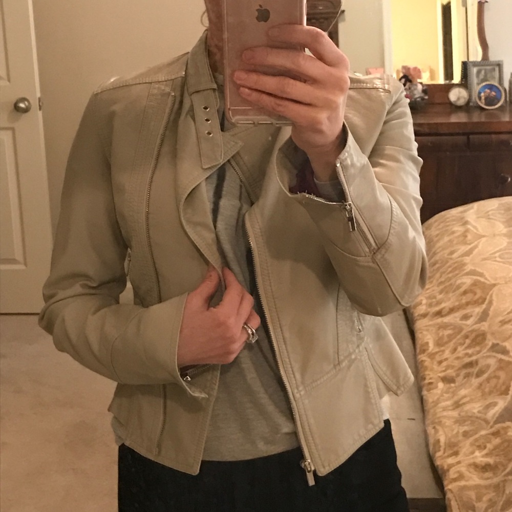 Express faux leather jacket
