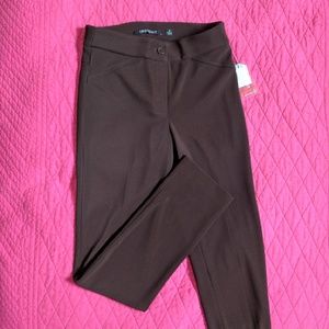 Brown Pleated Pant