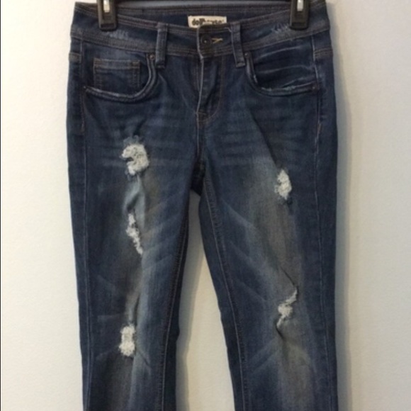 Destroyed skinny jeans size 5