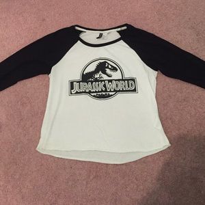 Jurassic World Baseball Tee