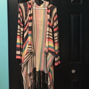 Daytrip pull over sweater with hood.