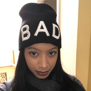 "Bad" Black Beenie