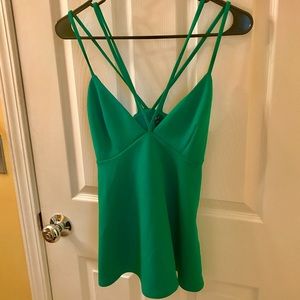 Emerald green Express tank top