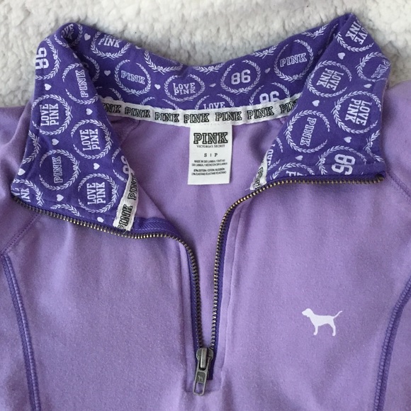 Victoria's Secret PINK top zip long sleeve