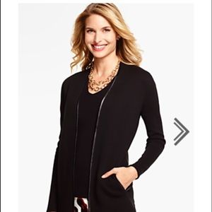 Black cardigan