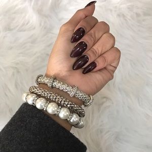 Stein Mart 3 Pack Silver Plated Bracelets