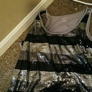sequin tank