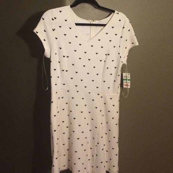 Maison Jules dress w/hearts..