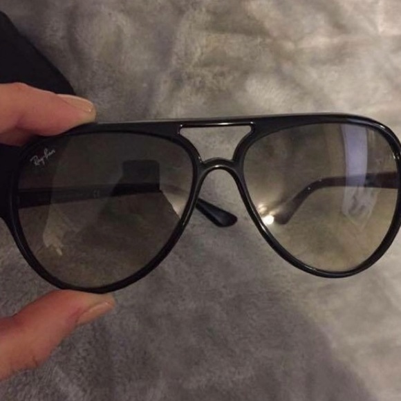 Black cat eye ray bans