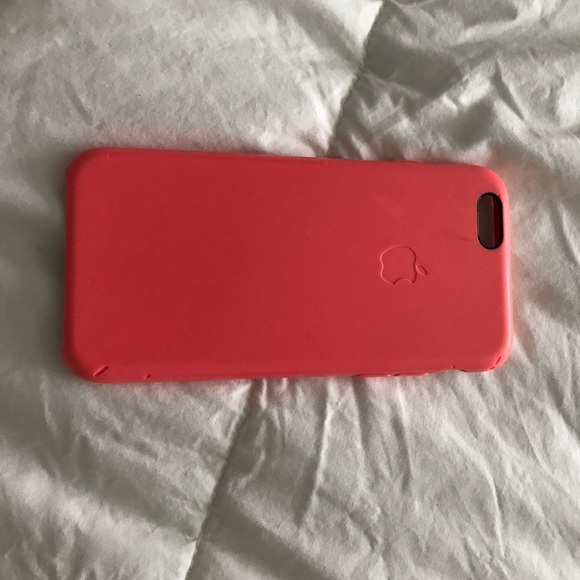 Apple I phone 6 peach case