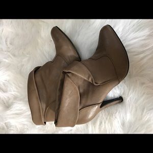 Taupe Cute Fall Winter Booties Ankle Boots