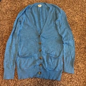 Mossimo Blue Boyfriend Cardigan