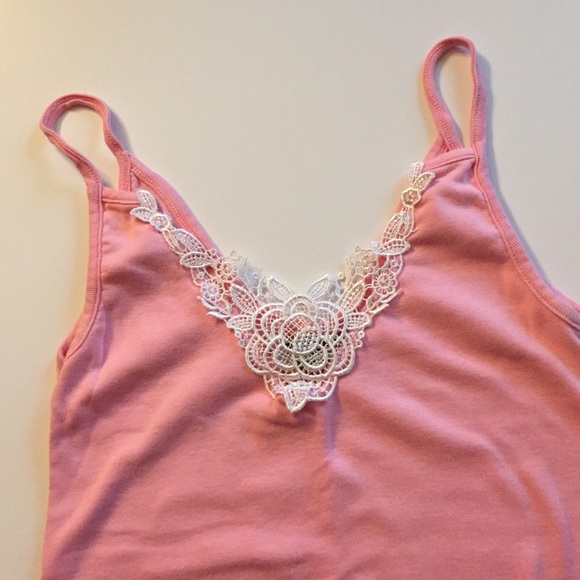 Michael Stars Pink Stretch Tank Top - Picture 3 of 4