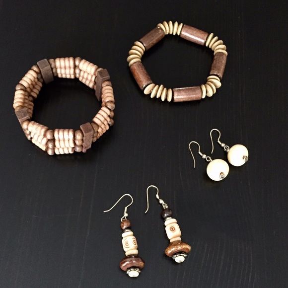 Kenyan Bracelets and Earrings