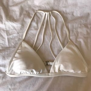 white bikini top!