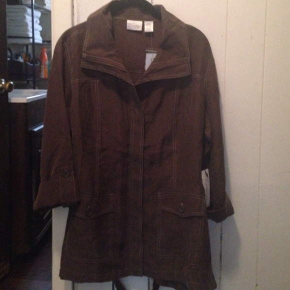 Chico's Zennergy "Sandra" 100% silk jacket NWT!