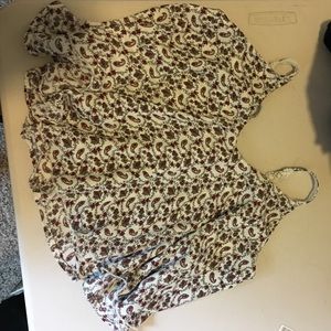 Printed LA hearts Flowy top