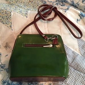 Vera Pelle Italian leather cross body