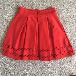 Red Francesca's Skirt