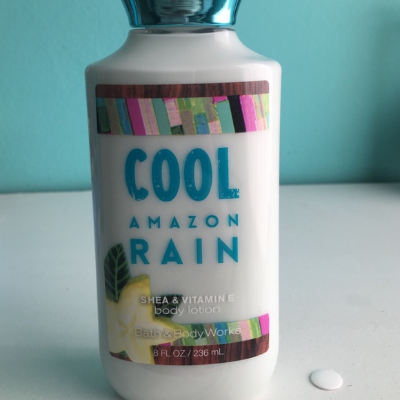 Bath and Body Works cool amazon rain body lotion