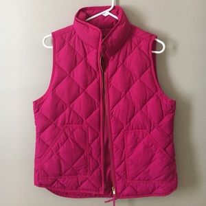 J Crew Quilted Vest-Size M