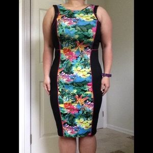 Tropical Island Bodycon Dress