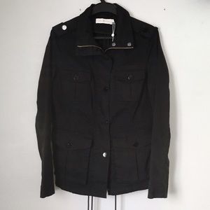 Tory Burch Sacher Black Utility Jacket