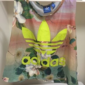 Adidas Originals Floral Croptop