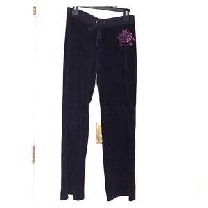 Velour track pants from Juicy Couture