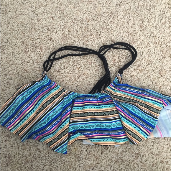VS PINK Flouncy Bikini Top 👙