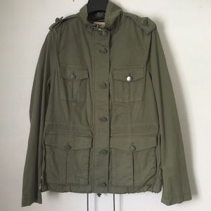 Tory Burch Sacher Green Utility Jacket