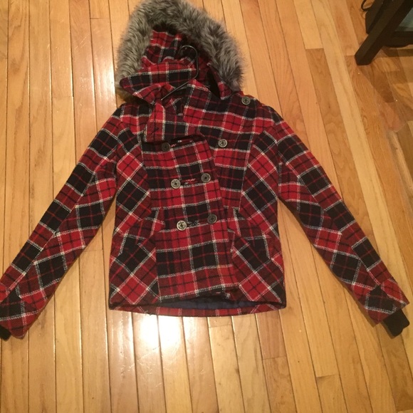 Red flannel Coat