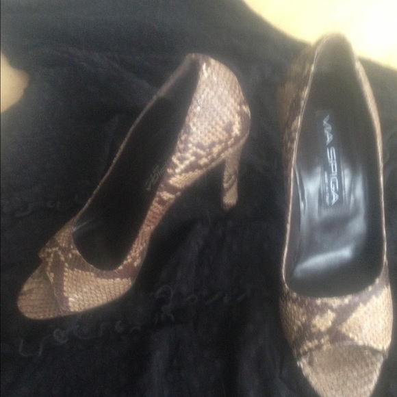 Via Spiga Snake Heels - Picture 2 of 4