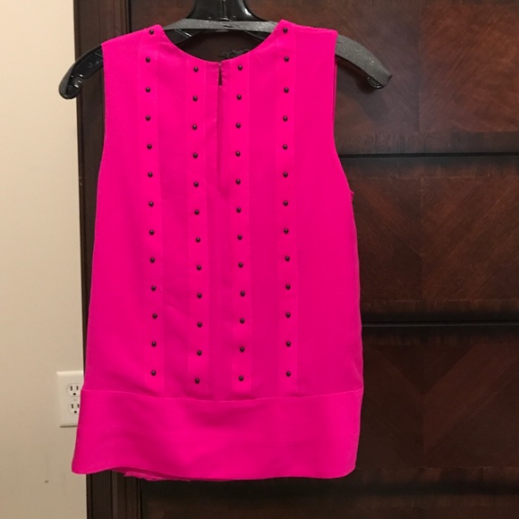 Robert Rodriguez pink sleeveless blouse. Sz 0 NWT.