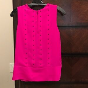 Robert Rodriguez pink sleeveless blouse. Sz 0 NWT.