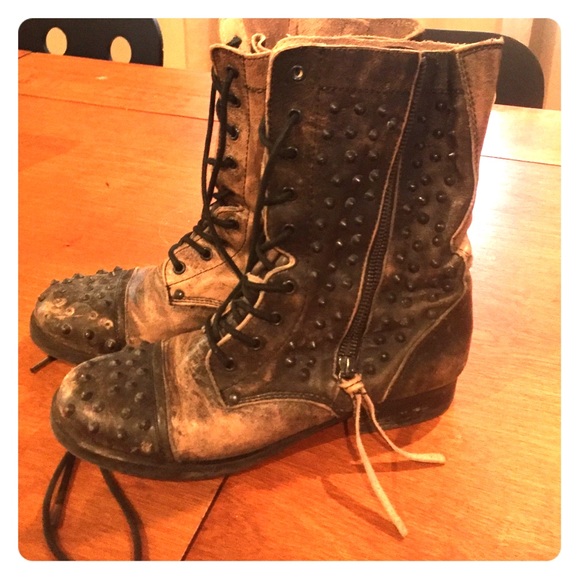 Aldo studded boots