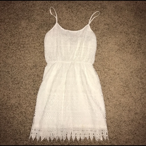 Cute white lace dress